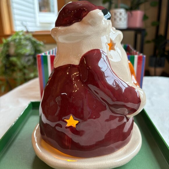 VTG Crazy Mountain Santa Holding A Star-Votive Candle Holder (2 Pieces) - Picture 6 of 16